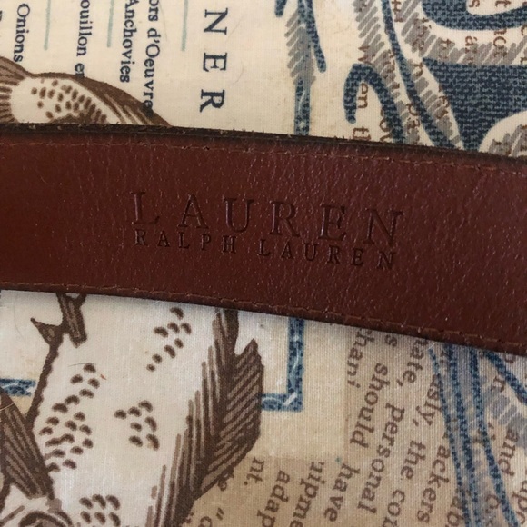Lauren Ralph Lauren  brown equestrian belt - Picture 3 of 8